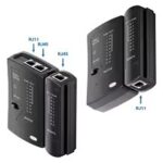 ZoeRax Network Cable Tester – RJ45/RJ11/RJ12 | Cat5, Cat5e, Cat6, Cat6a, Cat7 UTP & Shielded LAN Cable Tester